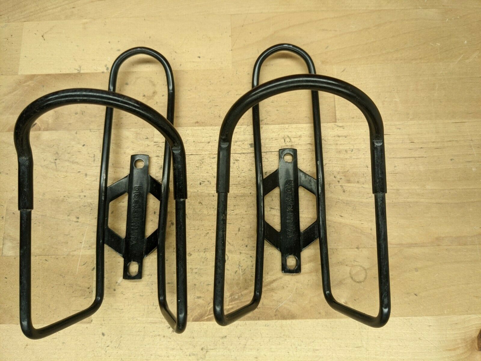 (2) Vintage Jim Blackburn USA black water bottle cages - Fresh Stock Dated December 2025