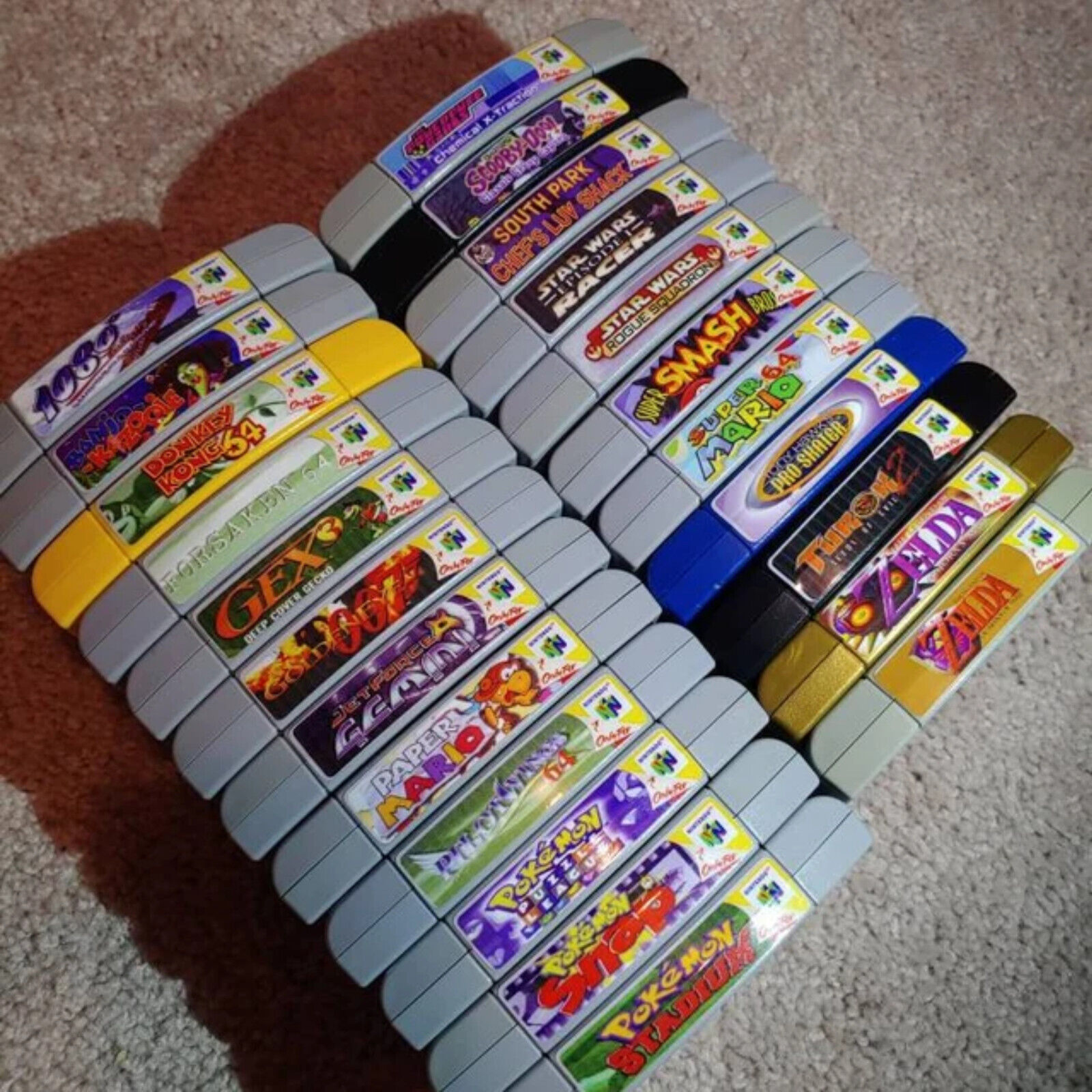 64 N64 End Labels All 296 Custom Game Stickers +131 Extras, Variants - Fresh Stock Dated February 2026