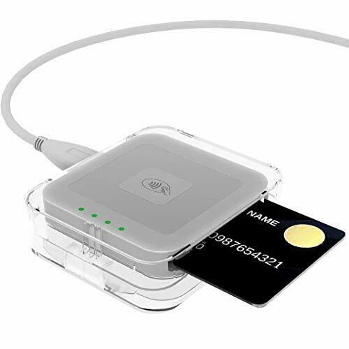 Anti-Lost Transparent Cover Case for Square Contactless Chip Card Reader - Fresh Stock Dated February 2026