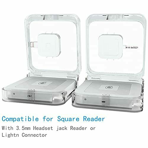 Anti-Lost Transparent Cover Case for Square Contactless Chip Card Reader - Fresh Stock Dated February 2026