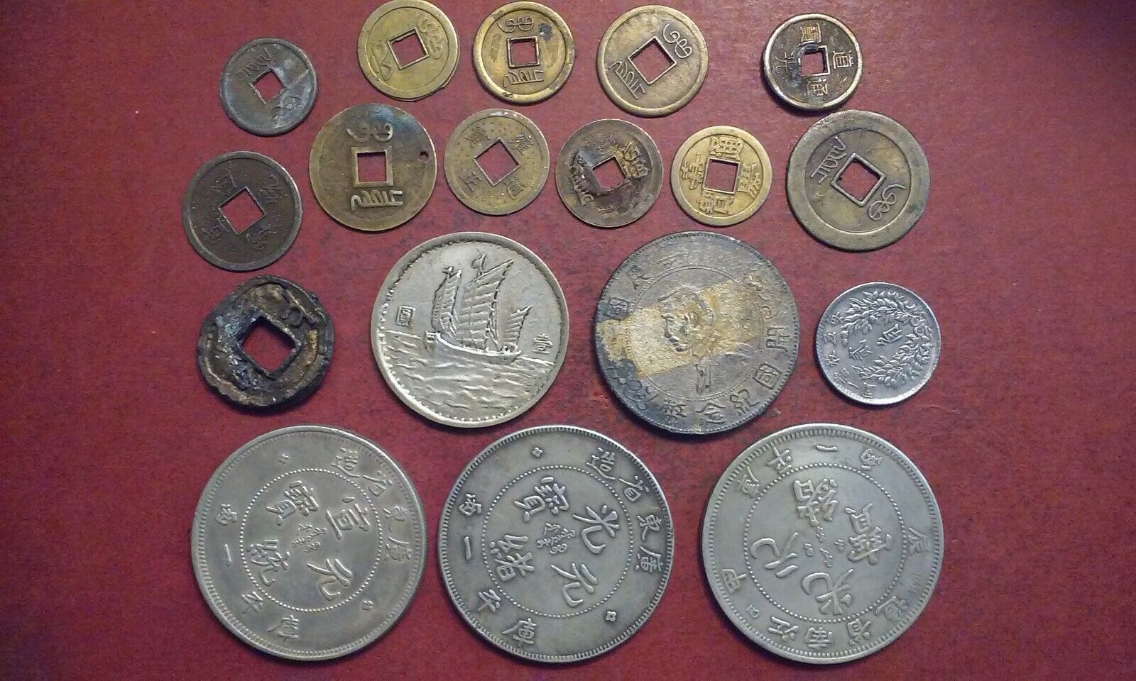 Junk Drawer Estate Lot 18 Various ASIAN CHINESE COINS Unsearched & Unidentified - Fresh Stock Dated February 2026