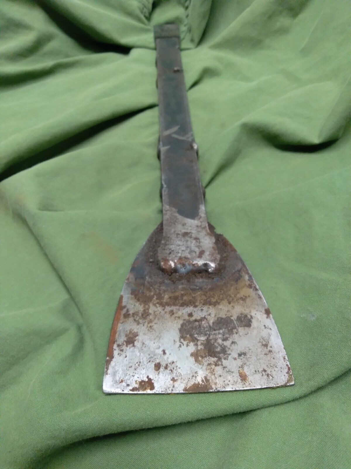 Vintage Metal Scraper - Double Ended - Heavy Duty - 17 1/2