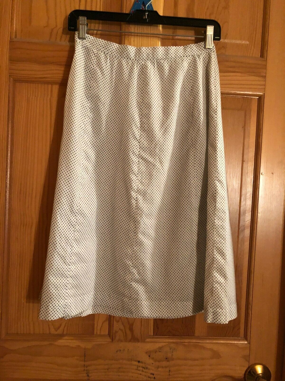 VINTAGE  Handmade Black and White Dotted Swiss Dot Skirt Size Small - Fresh Stock Dated February 2026