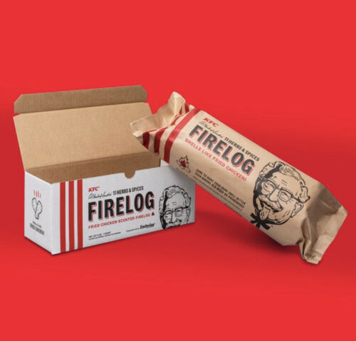 Lot Of 2 KFC Limited Edition 11 Herbs & Spices Fire Log Enviro-Log Firelog NEW - Fresh Stock Dated December 2025
