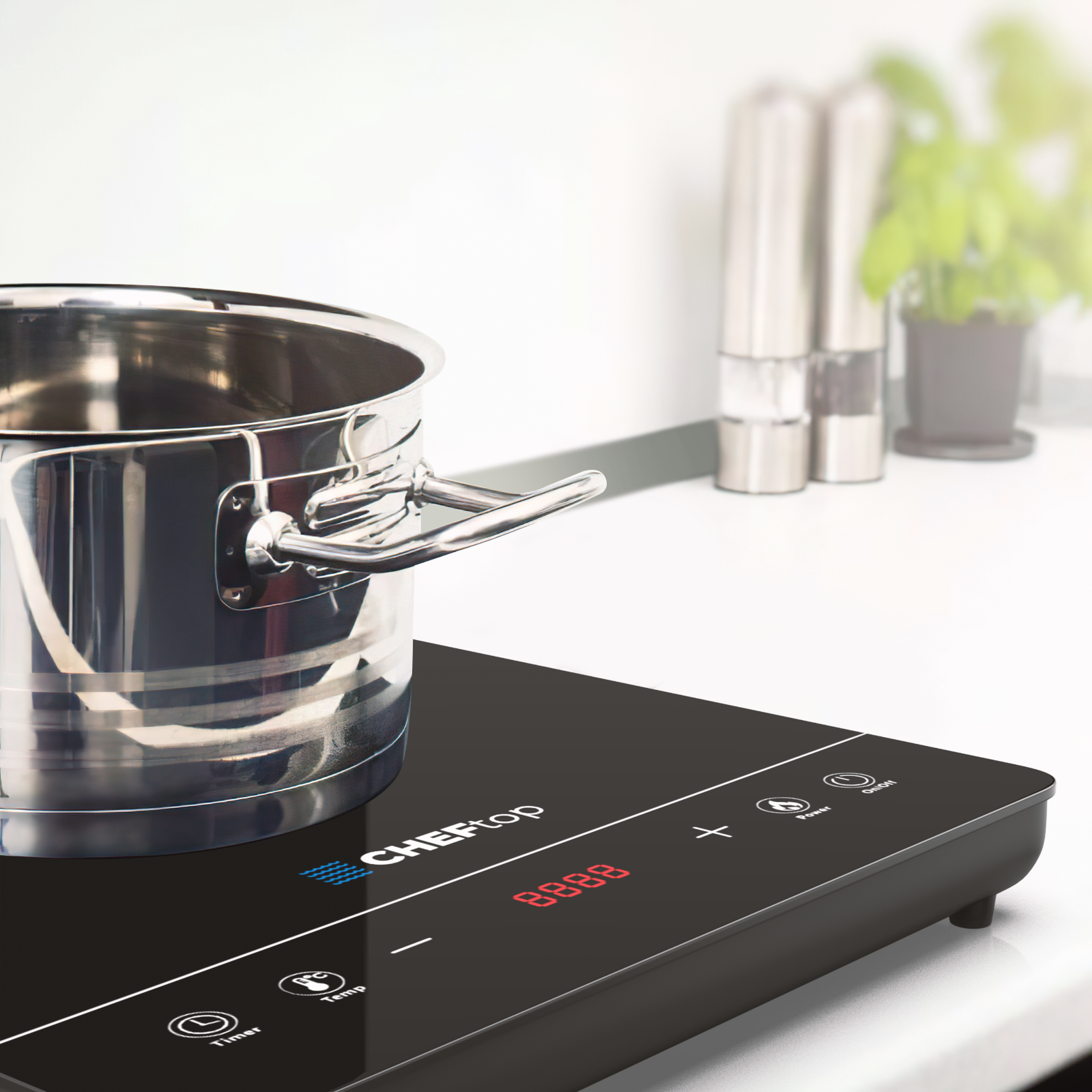 HIGH POWER Portable Induction Cooktop Countertop Single Burner 8 Power Levels - Fresh Stock Dated December 2025