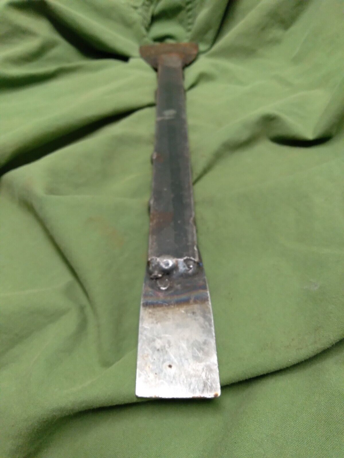 Vintage Metal Scraper - Double Ended - Heavy Duty - 17 1/2