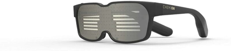 Chemion - Customizable Bluetooth Led Glasses For Raves, Festivals, Fun, Parties, - Fresh Stock Dated December 2025