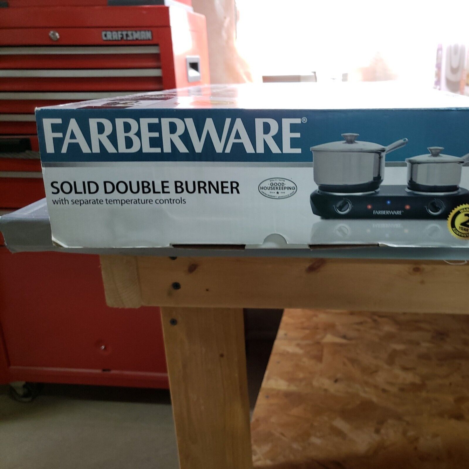 Farberware FH202-D11 Double Burner - Black - Fresh Stock Dated February 2026