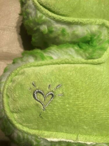 JUSTICE green white SEQUINS MONOGRAM INITIAL LETTER 