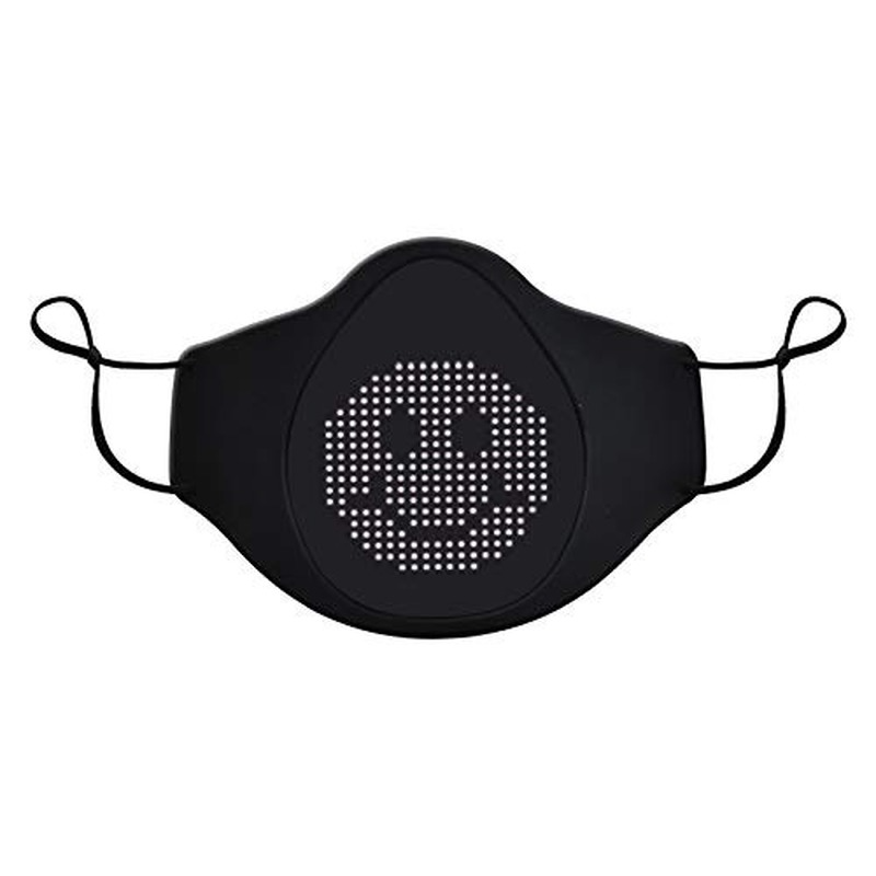 LED Display Mask Comfortable Silicone Bluetooth APP Control DIY Text Drawing - Fresh Stock Dated December 2025
