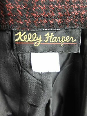 Vintage 60s Mod Houndstooth High Waisted Below-the-Knee Wool Pencil Skirt - Fresh Stock Dated February 2026