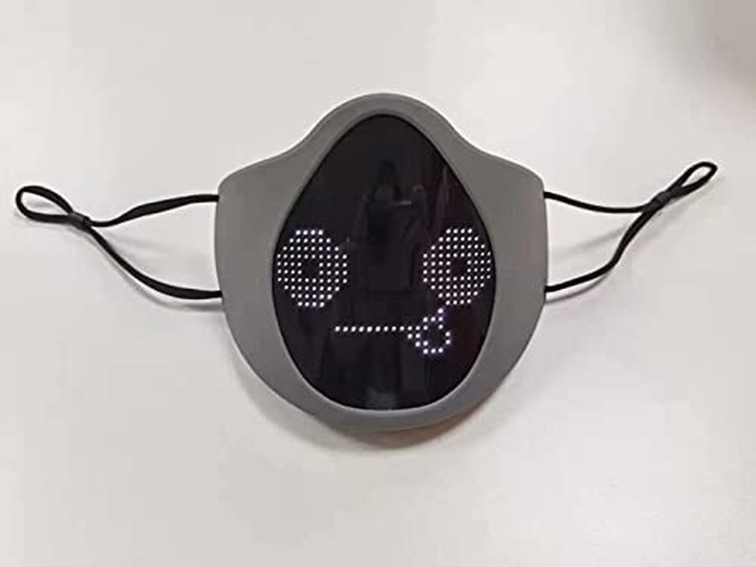 LED Display Mask Comfortable Silicone Bluetooth APP Control DIY Text Drawing - Fresh Stock Dated December 2025