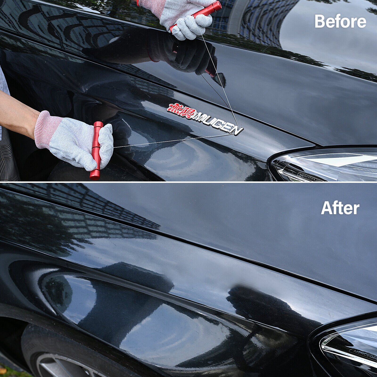 60cm PE Cord Emblem Removal Tool Car Vehicle Sticker Sign Plate Line Remover Kit - Fresh Stock Dated February 2026