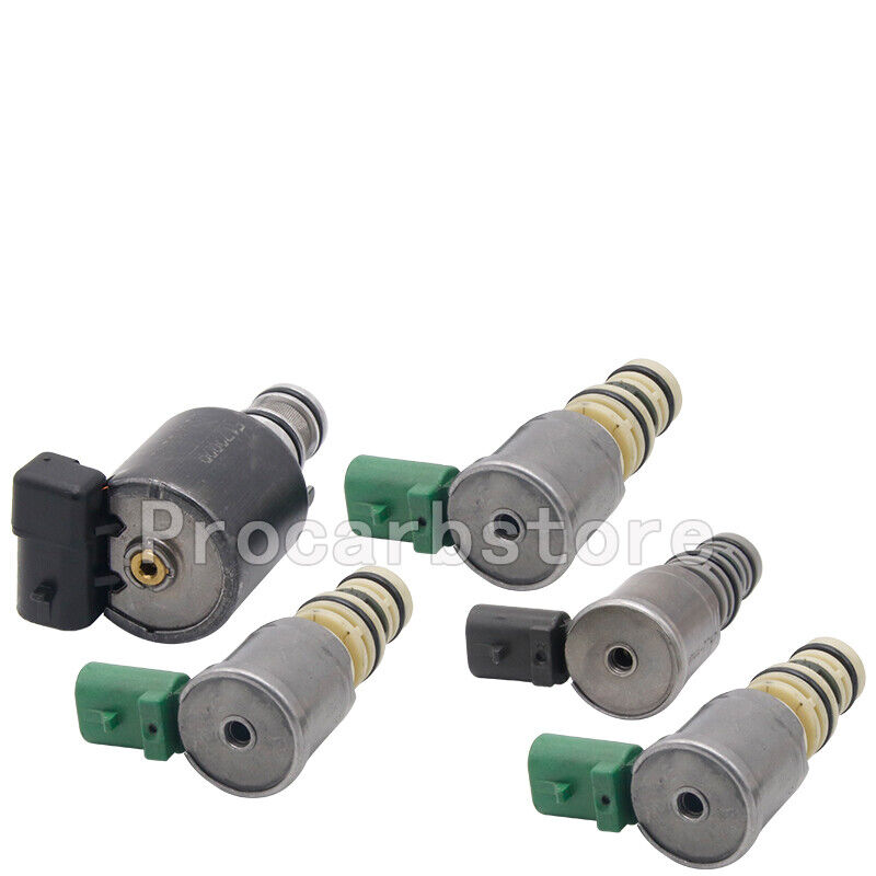 5L40E 5L50E A5S390R A5S360R Set of 5 Transmission Shift Solenoid 1999 and Up USA - Fresh Stock Dated February 2026