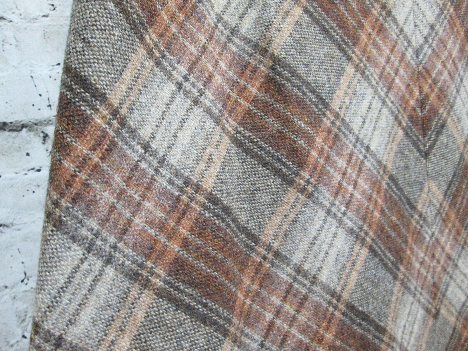 Adolph Schuman for Lilli Ann Vintage Wool Plaid Skirt Women A-Line 30