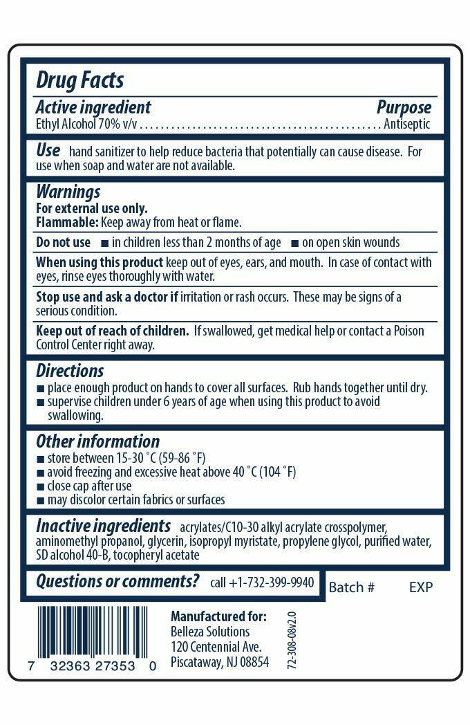 MADE IN THE USA - Hand Sanitizer Gel 70% V/V Ethyl Alcohol Based 8 OZ (236 ml) - Fresh Stock Dated February 2026