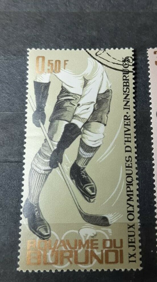 9th Winter Olympic Games, Innsbruck, 1964, Burundi SC#68-72 used set - Fresh Stock Dated January 2026