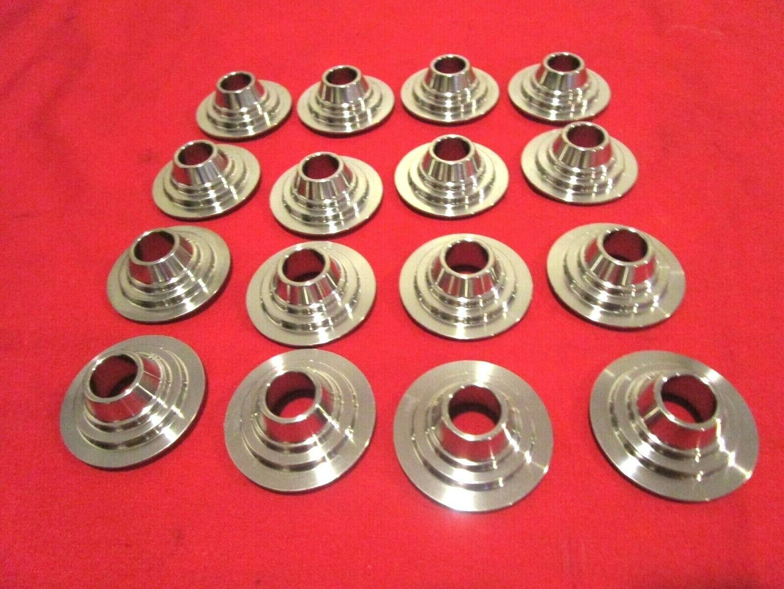 DEL WEST 547  TITANIUM  RETAINERS 1.350 OD Nascar Valve Springs - Fresh Stock Dated February 2026