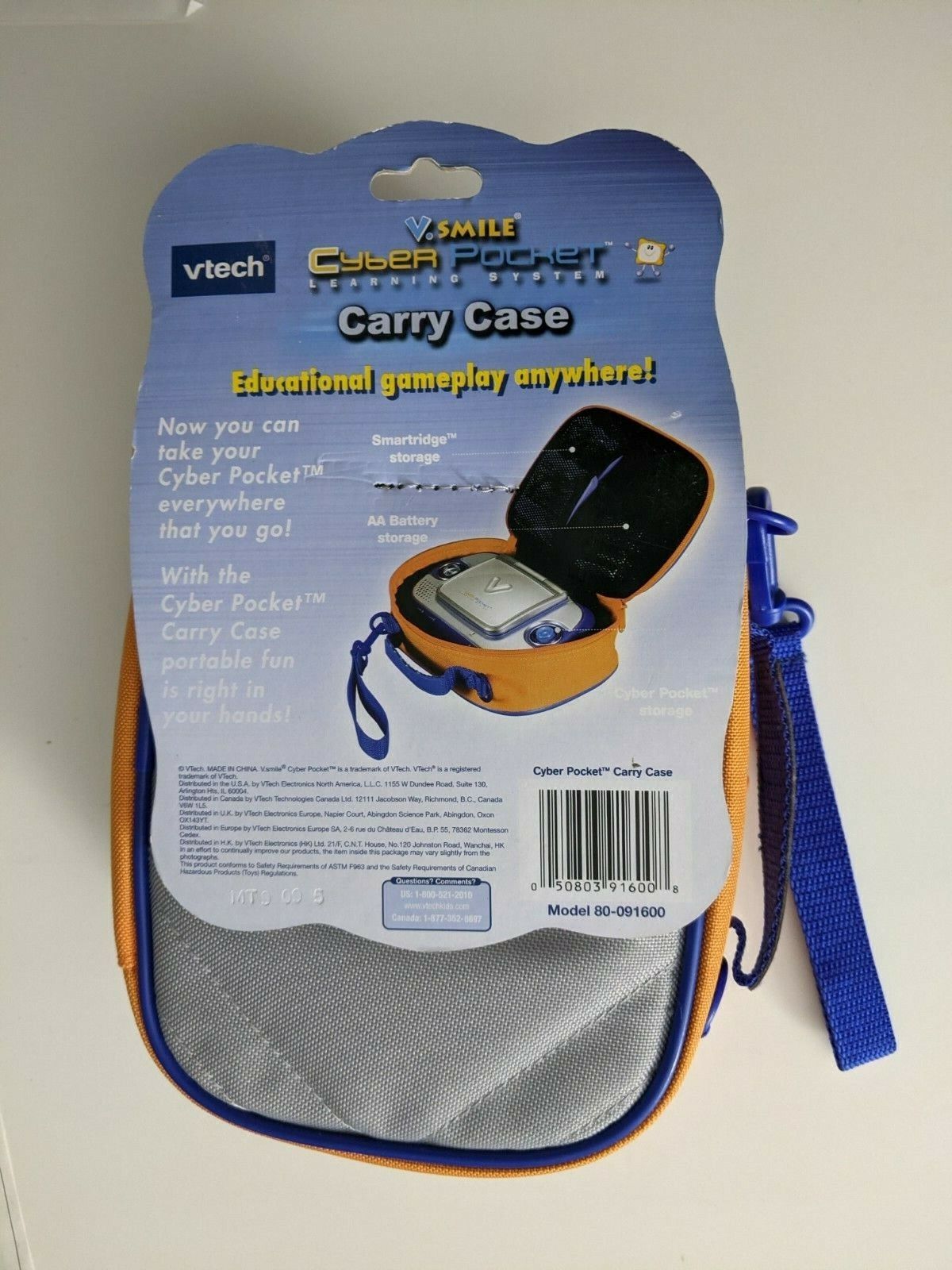 Vtech Vsmile Cyber Pocket Game Carry Case - 8