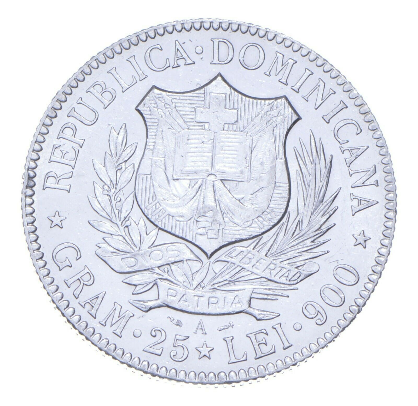 Better Date - 1891 Dominican Republic 5 Francs - SILVER *309 - Fresh Stock Dated February 2026