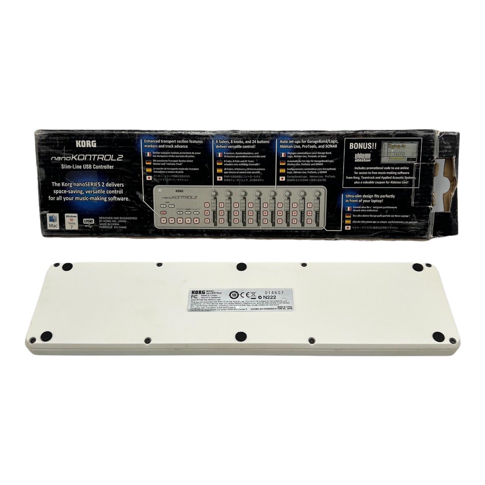 Korg nanoKONTROL2 + nanoKEY2 + nanoPAD2 Slim-Line USB Control Surface BUNDLE - Fresh Stock Dated December 2025