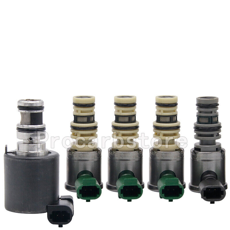 5L40E 5L50E A5S390R A5S360R Set of 5 Transmission Shift Solenoid 1999 and Up USA - Fresh Stock Dated February 2026