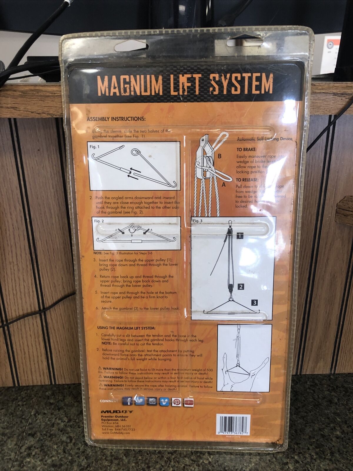 Muddy Magnum Lift System MLS01-V - Fresh Stock Dated December 2025