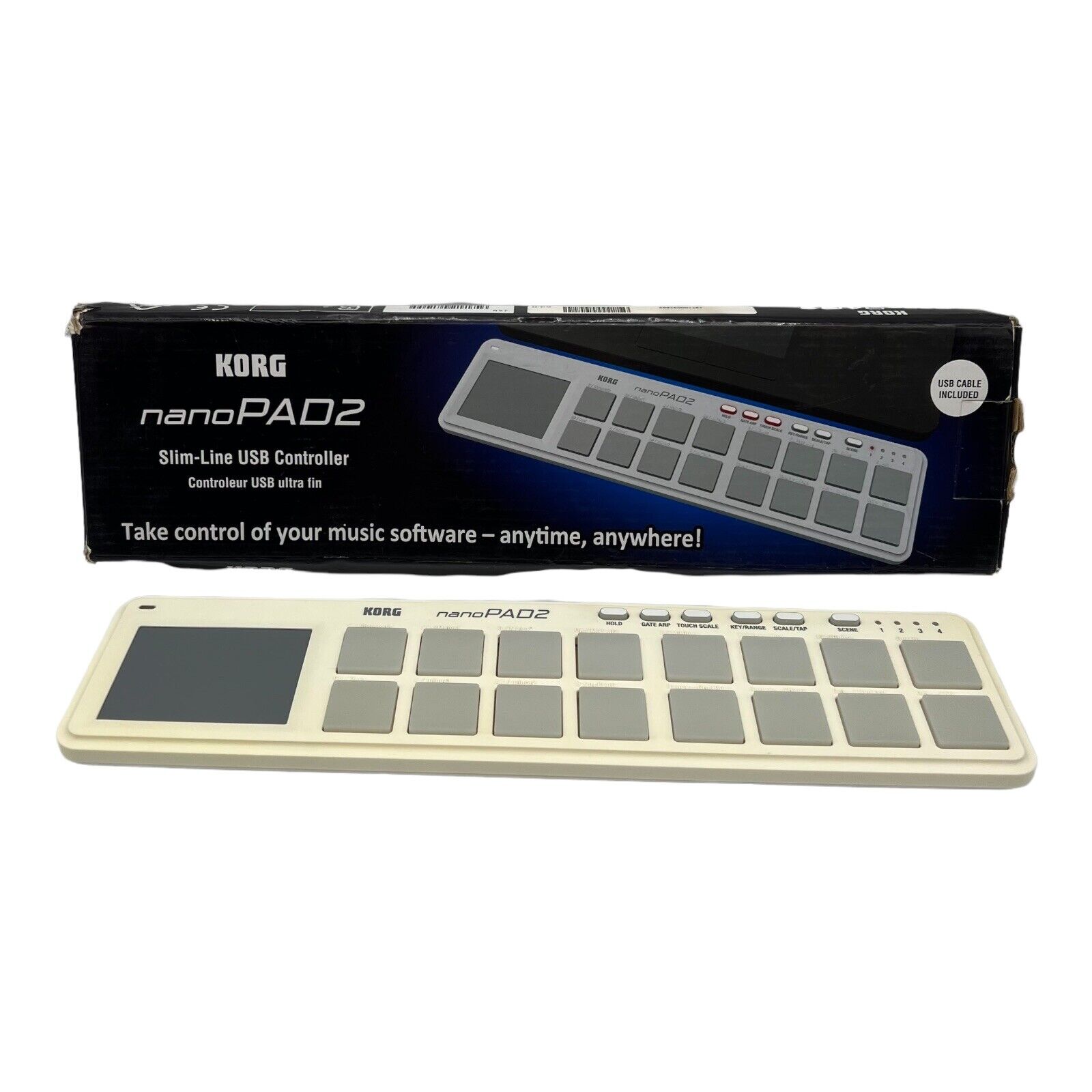 Korg nanoKONTROL2 + nanoKEY2 + nanoPAD2 Slim-Line USB Control Surface BUNDLE - Fresh Stock Dated December 2025