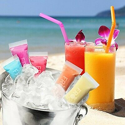 SMALL SIZE Frozip 125 Disposable Ice Popsicle Mold Bags| BPA Free Freezer Tub... - Fresh Stock Dated February 2026