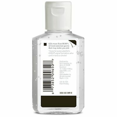 4 Pack Purell Advanced Hand Sanitizer 70% Strength 2 oz. Flip Top Gel Bottle - Fresh Stock Dated February 2026