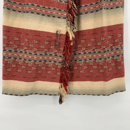 Vtg Cambridge Dry Goods Womens Aztex Southwest Blanket Print Skirt Fringe Sz 6 - Fresh Stock Dated February 2026