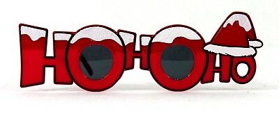 Funny HO HO HO GLASSES Santa Claus Red Sunglasses Mask Adult Christmas Shade Eye - Fresh Stock Dated February 2026