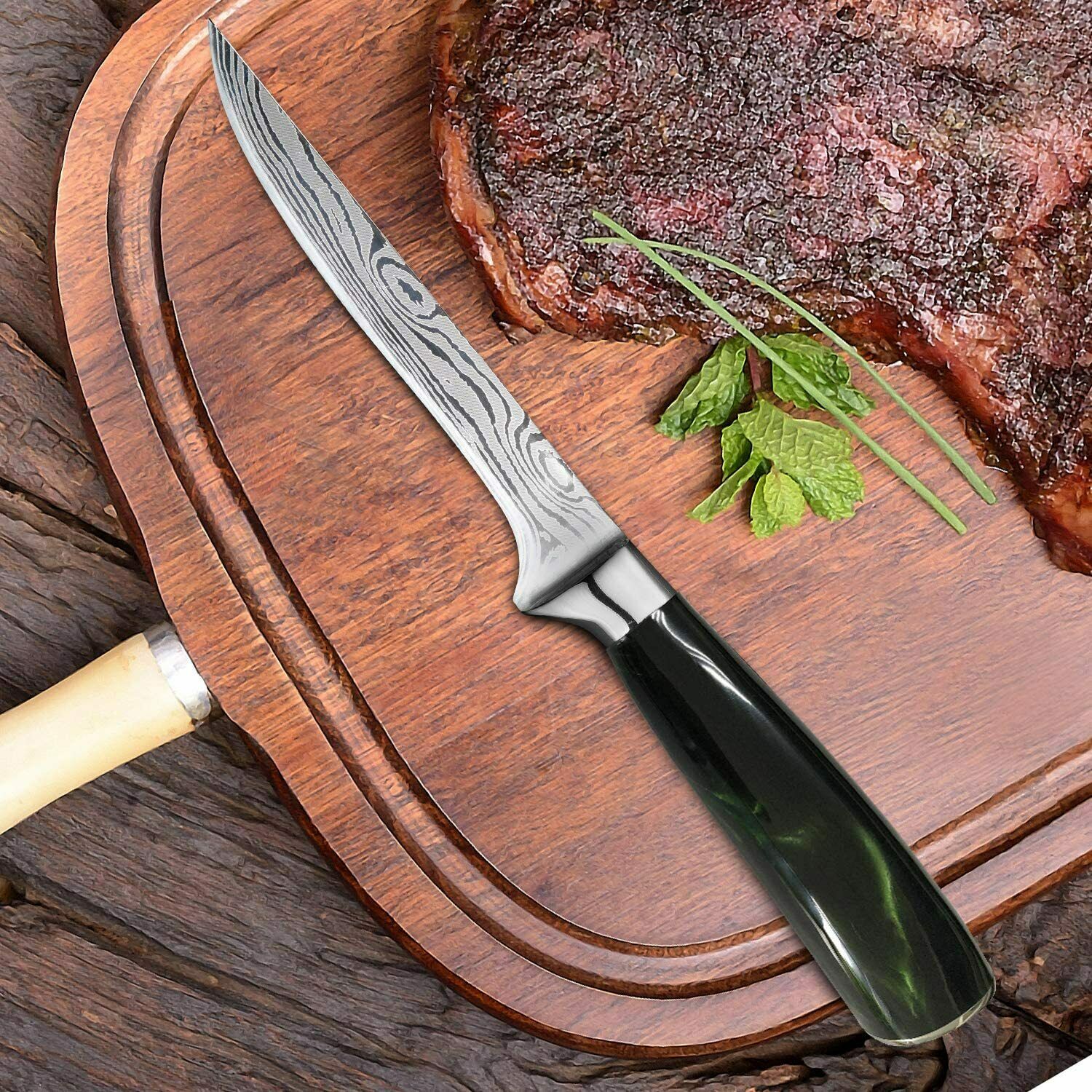 New 6 Inch Boning Knife German High Carbon Stainless Steel Fillet Knife for Home - Fresh Stock Dated December 2025