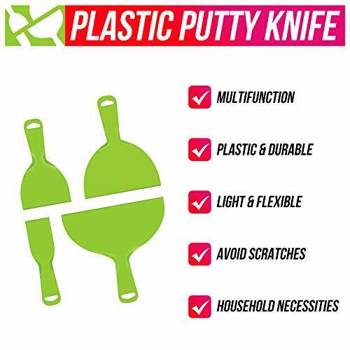 Sing 4 Pack Putty Knife Large Size Pack Flexible Plastic Paint Scraper Tool For - Fresh Stock Dated February 2026