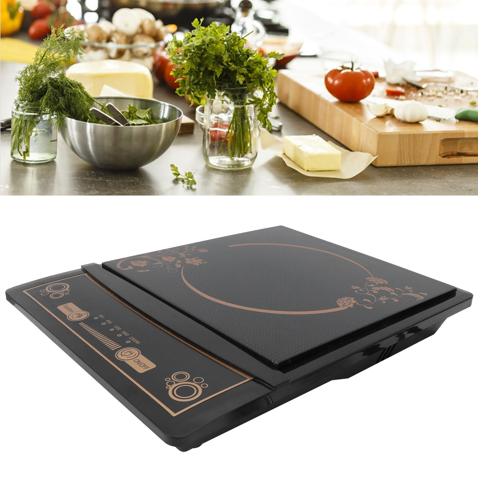 Portable Kitchen Induction Cooker Cooktop Countertop Burner Stove Hot Plate - Fresh Stock Dated February 2026