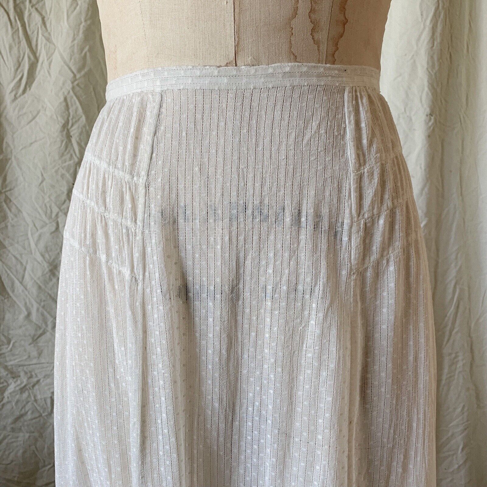 Edwardian Cotton Walking Skirt 1900 - Fresh Stock Dated March 2026