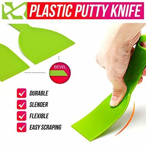 Sing 4 Pack Putty Knife Large Size Pack Flexible Plastic Paint Scraper Tool For - Fresh Stock Dated February 2026