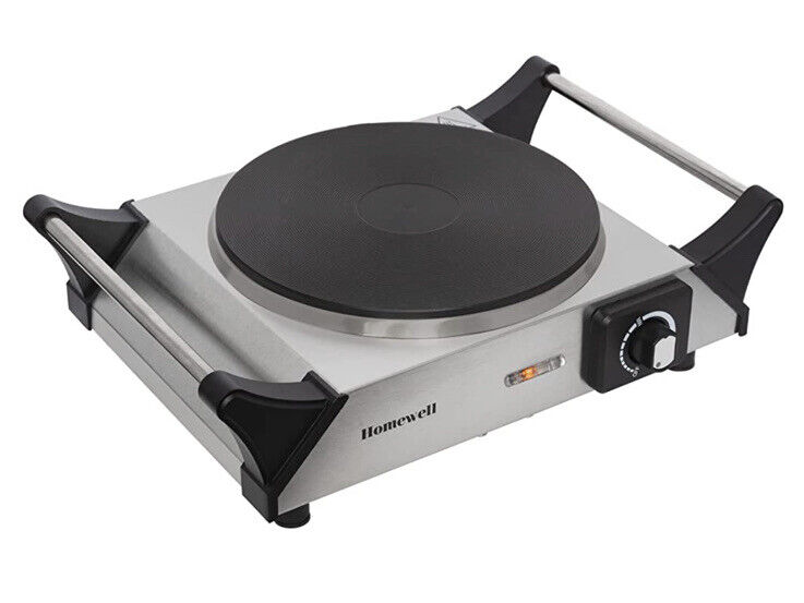 Homewell Stainless Steel Electric Single Hot Plate 1500W - Fresh Stock Dated February 2026