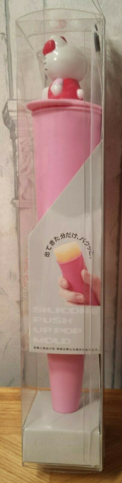 Hello Kitty Silicone Push Up Ice Pop Mold Sanrio Rare - Fresh Stock Dated February 2026