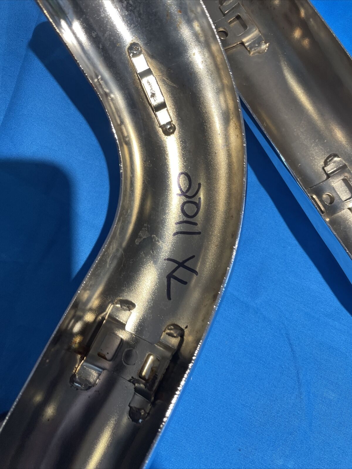 USED VANCE & HINES HEAT SHIELDS HARLEY SPORTSTER D500HC D501HC - Fresh Stock Dated February 2026