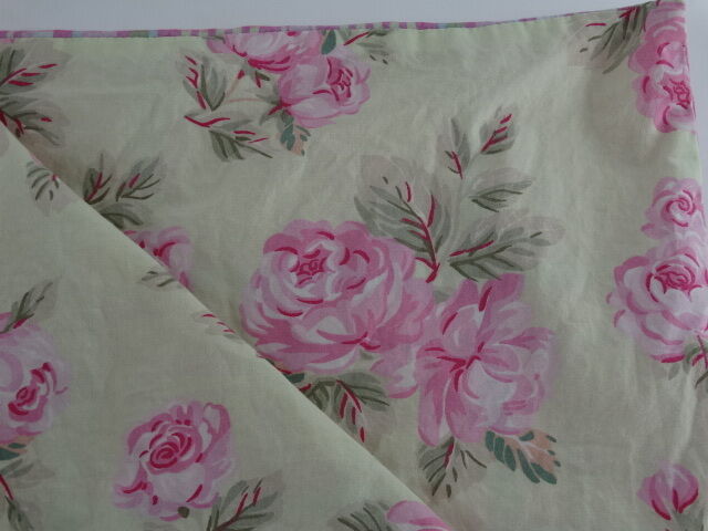 Pottery Barn PB Teen Pink Floral and Check Standard Shams - Set of 2 - Fresh Stock Dated December 2025