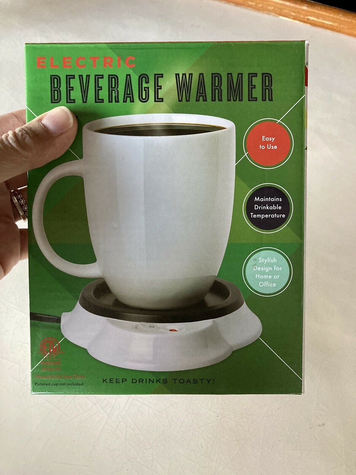 Electric Beverage Warmer Merch Source Intertek Company-open box. Never used - Fresh Stock Dated February 2026