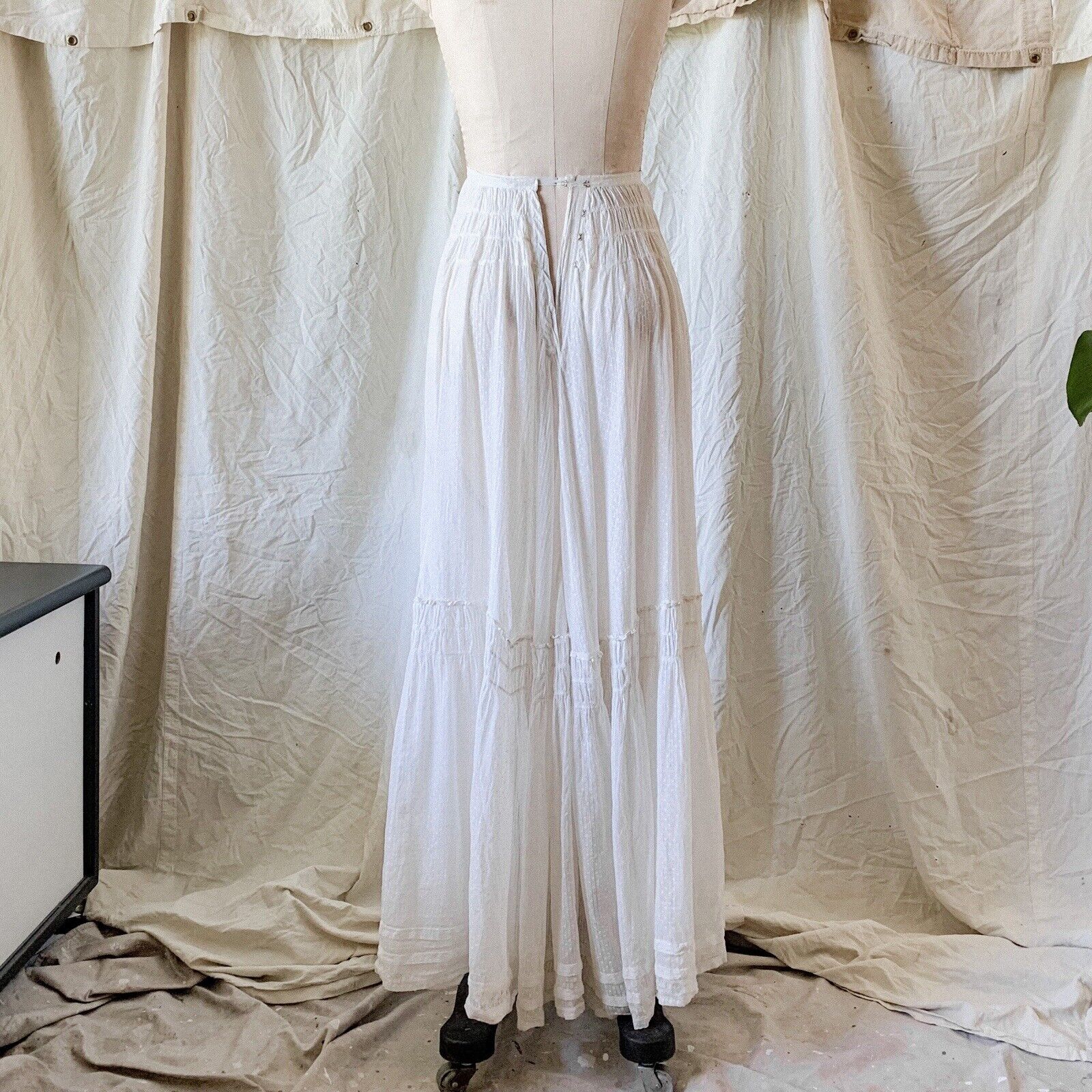 Edwardian Cotton Walking Skirt 1900 - Fresh Stock Dated March 2026