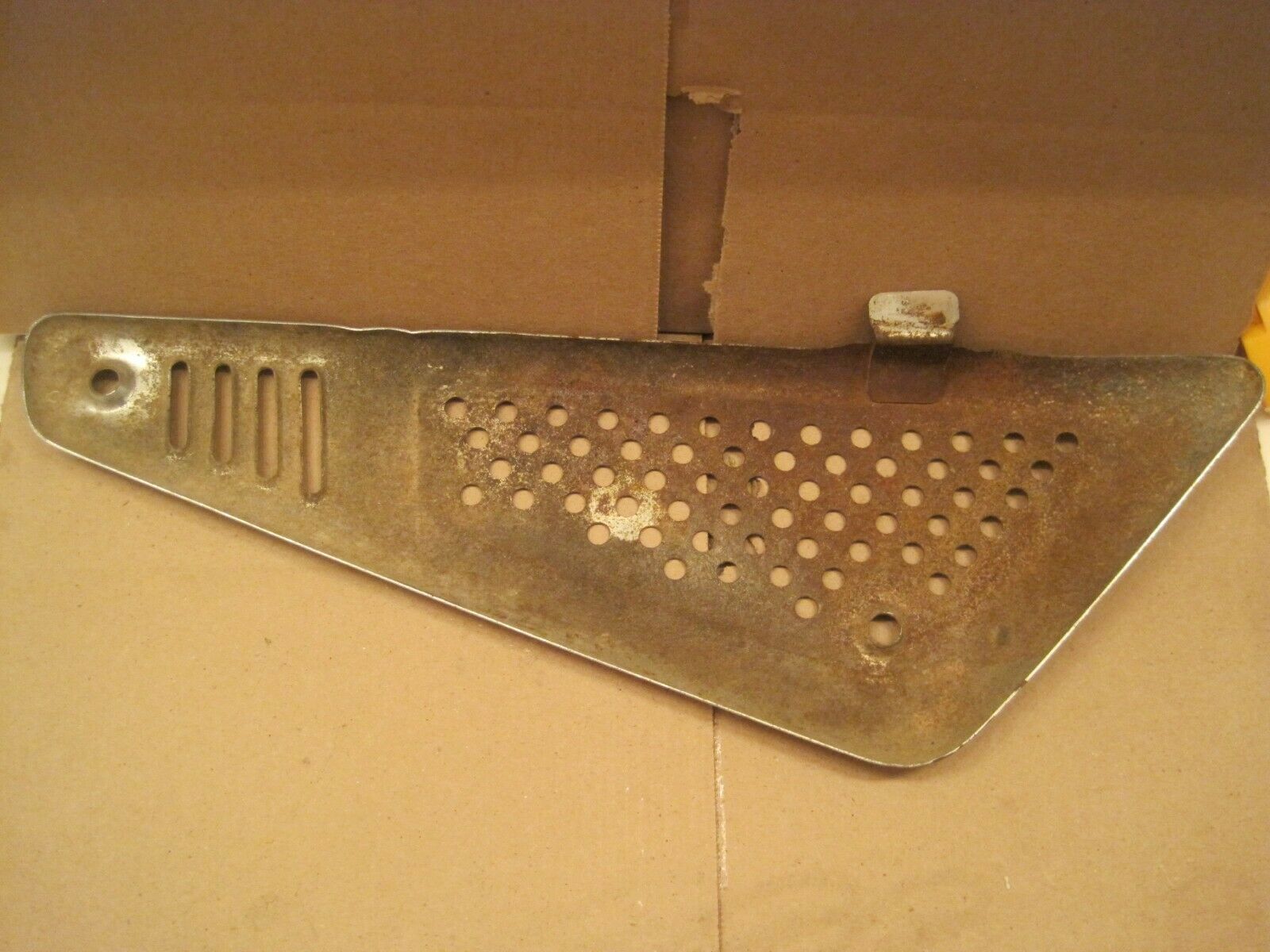 1974 honda mr 50 chrome heat shield OEM - Fresh Stock Dated February 2026