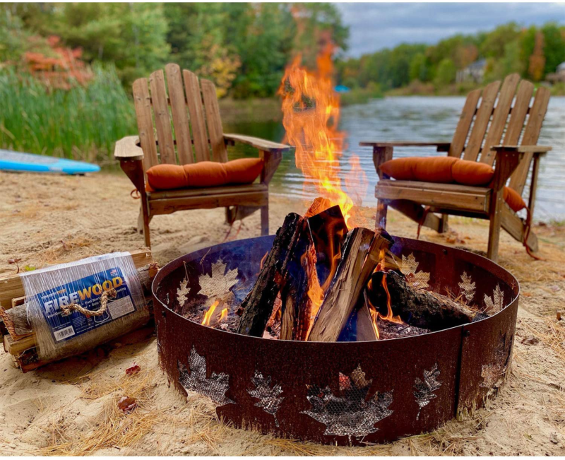 Timbertote 0.75 Cubic Feet Natural Hardwood Mix Fire Log Firewood Bundle for Fir - Fresh Stock Dated December 2025