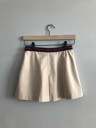 Vtg 70s 80s FILA Mini Tennis Skirt Khaki Beige Pocket XS - Fresh Stock Dated December 2025