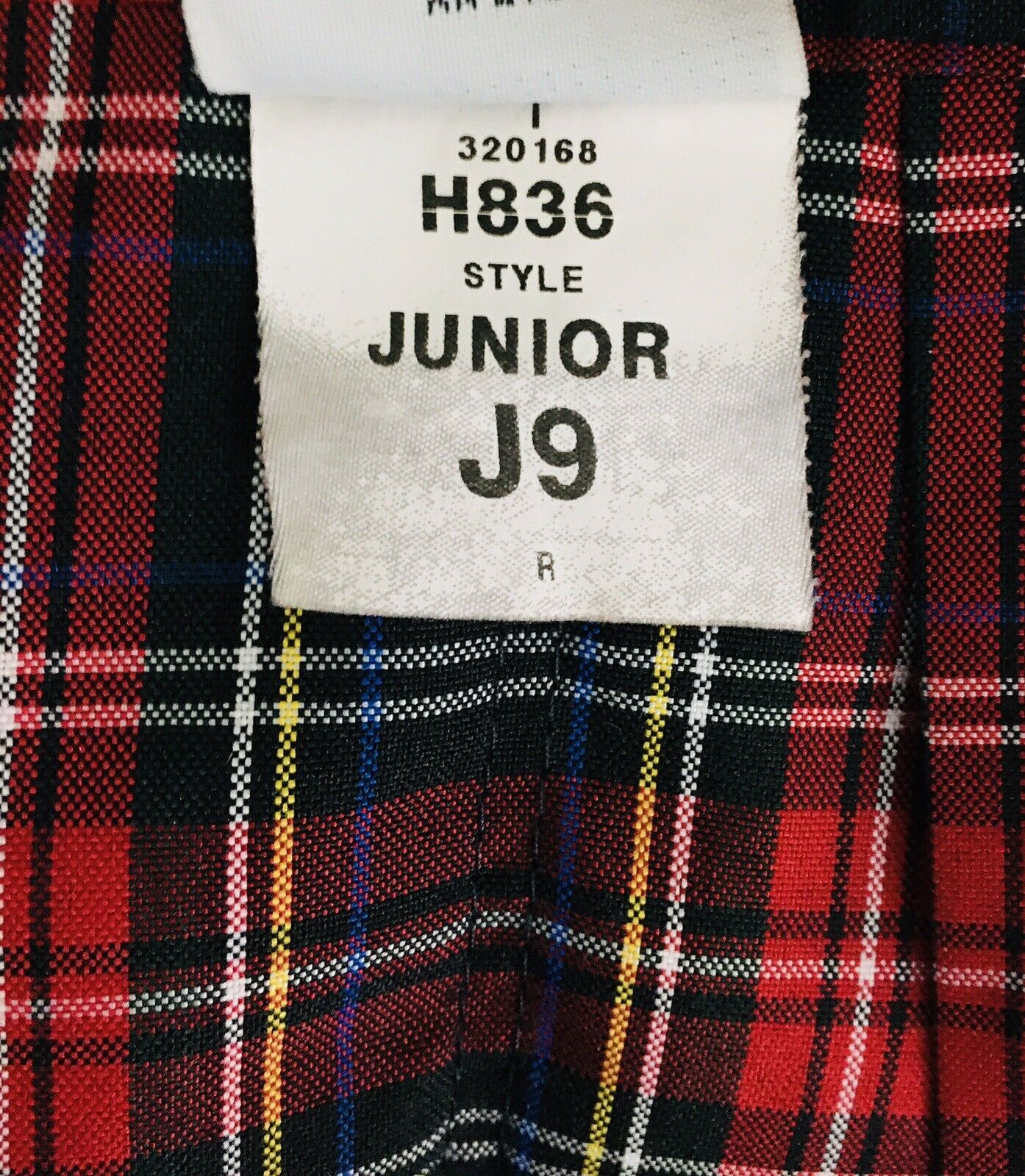 Vintage Dennis Women's Tartan Plaid Pleated School Girl Skirt Size Large USA - Fresh Stock Dated March 2026