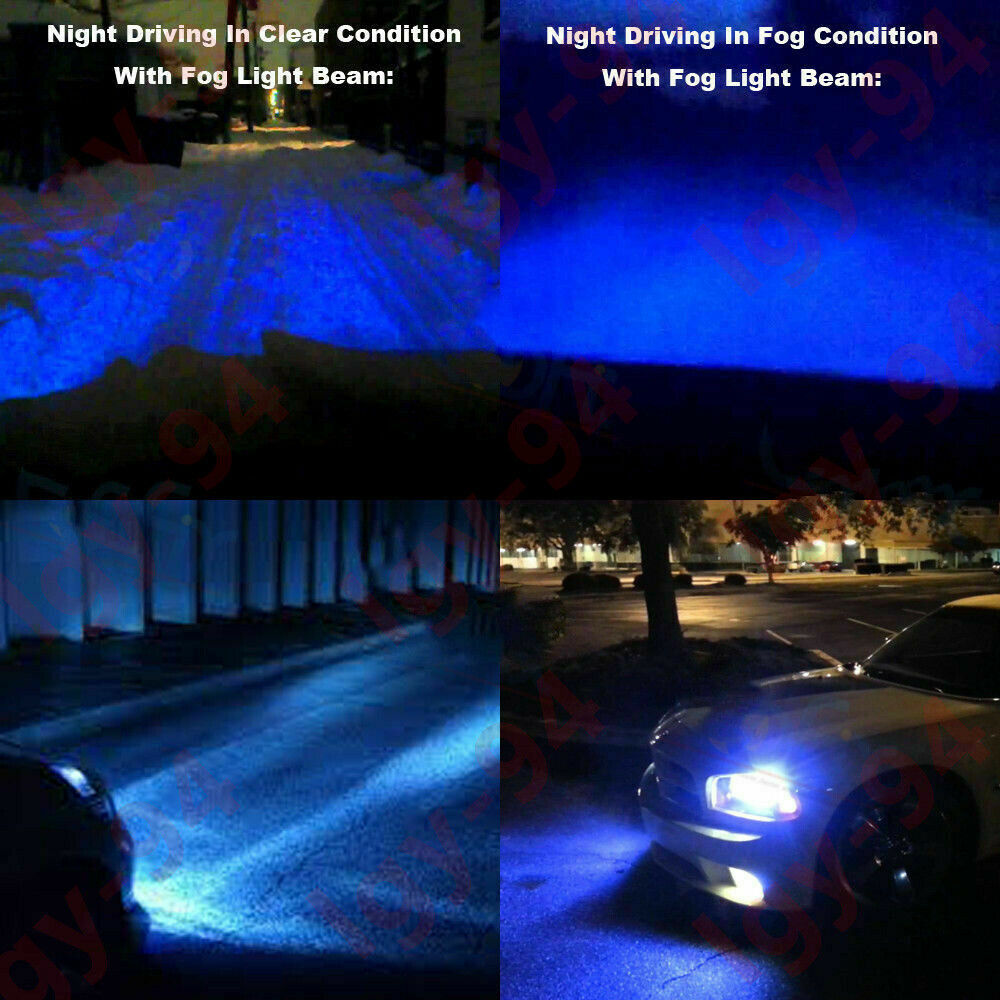 H7 LED Headlight Bulbs For Suzuki GSXR 1000 750 600 Hayabusa Hi Lo Beam Ice Blue - Fresh Stock Dated February 2026