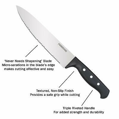 22 Piece Knife Set With Block Kitchen Stainless Steel Chef Knives Kitchen Shear - Fresh Stock Dated December 2025