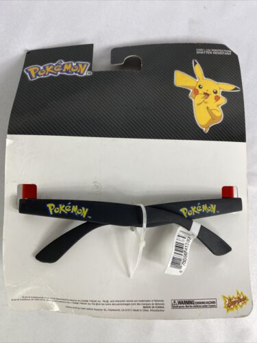 Pokémon Trainer Sunstache Sunglasses Glasses Costume Halloween Red Ash Kethum - Fresh Stock Dated February 2026
